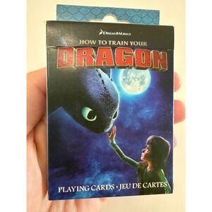 How to Train Your Dragon Playing Cards DreamWorks Toothless Hiccup Aquarius Deck
